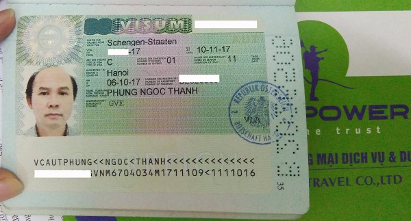 Chúc mừng visa công tác Áo